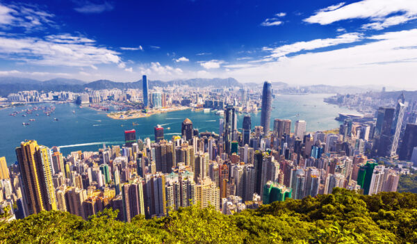 Amazing,View,On,Hong,Kong,City,Skyline,From,The,Victoria