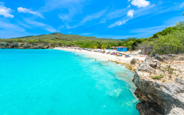 Willemstad _ Curaçao - Grote Knip beach, Curacao, Netherlands Antilles - paradise beach on tropical caribbean island - 