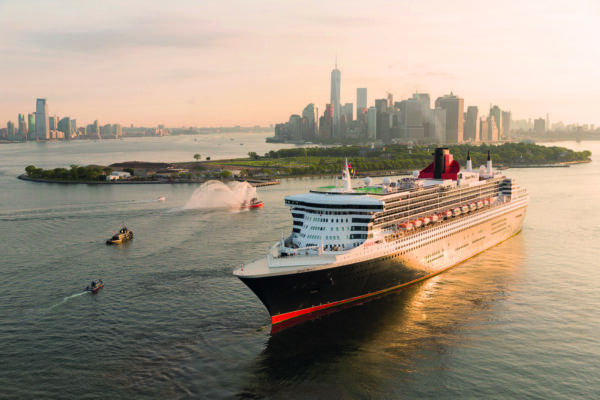 Queen Mary2 Arrives NYC Celebrates Cunard Line 175th